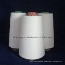 Raw White Polyester Viskose Blend Garn 32s für Stoff T65 / R35